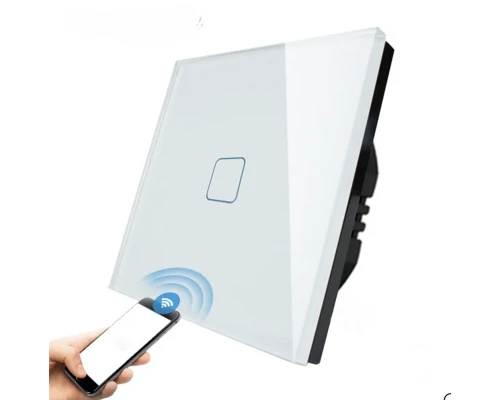 Сенсорный WI-FI выключатель SK-W801-01-EU - 1 клавиша